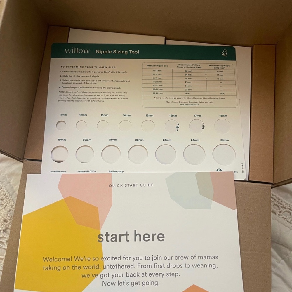 Willow go Breast pump